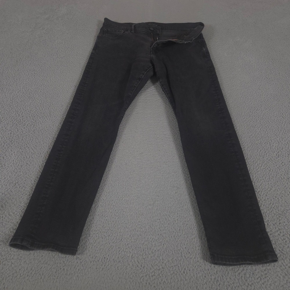 Lucky Brand Jeans Mens 34x30 Black 110 Slim Leg Stretch Denim Classic Preppy
